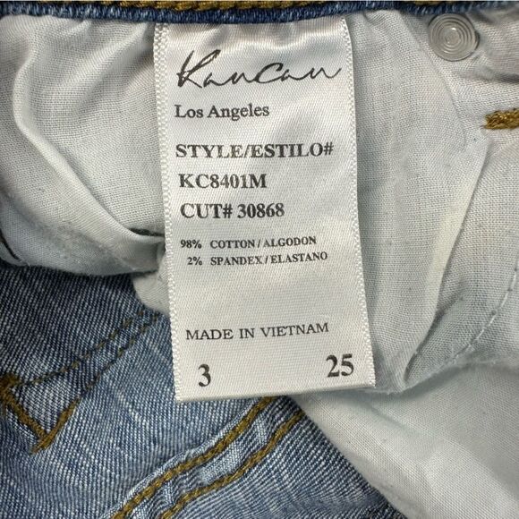 KANCAN Women’s Ripped Destroyed Frayed Hem Denim Jeans Sz 25 - Picture 7 of 12